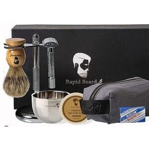 Rapid Beard kit Men's Shaving Kit - Safety Razor kit/openbox